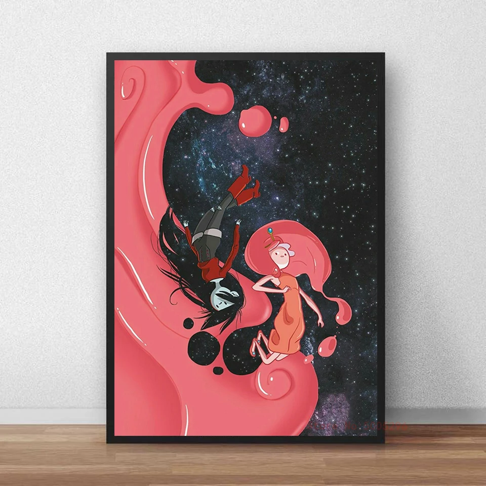 Adventure Time Cartoon HD Wall Art Printed Canvas Poster
