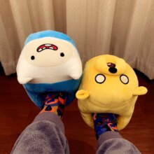 Adventure Time Jake BMO Finn Plush Indoor Shoes Adventure Time Jake BMO Finn Plush Indoor Shoes