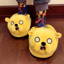Adventure Time Jake BMO Finn Plush Indoor Shoes Adventure Time Jake BMO Finn Plush Indoor Shoes