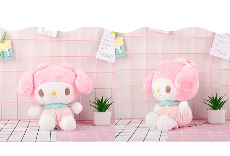 Kuromi Melody Pudding Dog Cinnamoroll Cartoon Soft Stuffed Doll Kuromi Melody Pudding Dog Cinnamoroll Cartoon Soft Stuffed Doll