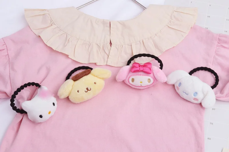 Cinnamoroll My Melody Pudding Cartoon Plush Hair Rope