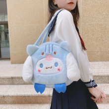 Kawaii Cinnamoroll Dog Cartoon Large Capacity Shoulder Bag Kawaii Cinnamoroll Dog Cartoon Large Capacity Shoulder Bag