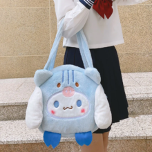 Kawaii Cinnamoroll Dog Cartoon Large Capacity Shoulder Bag Kawaii Cinnamoroll Dog Cartoon Large Capacity Shoulder Bag