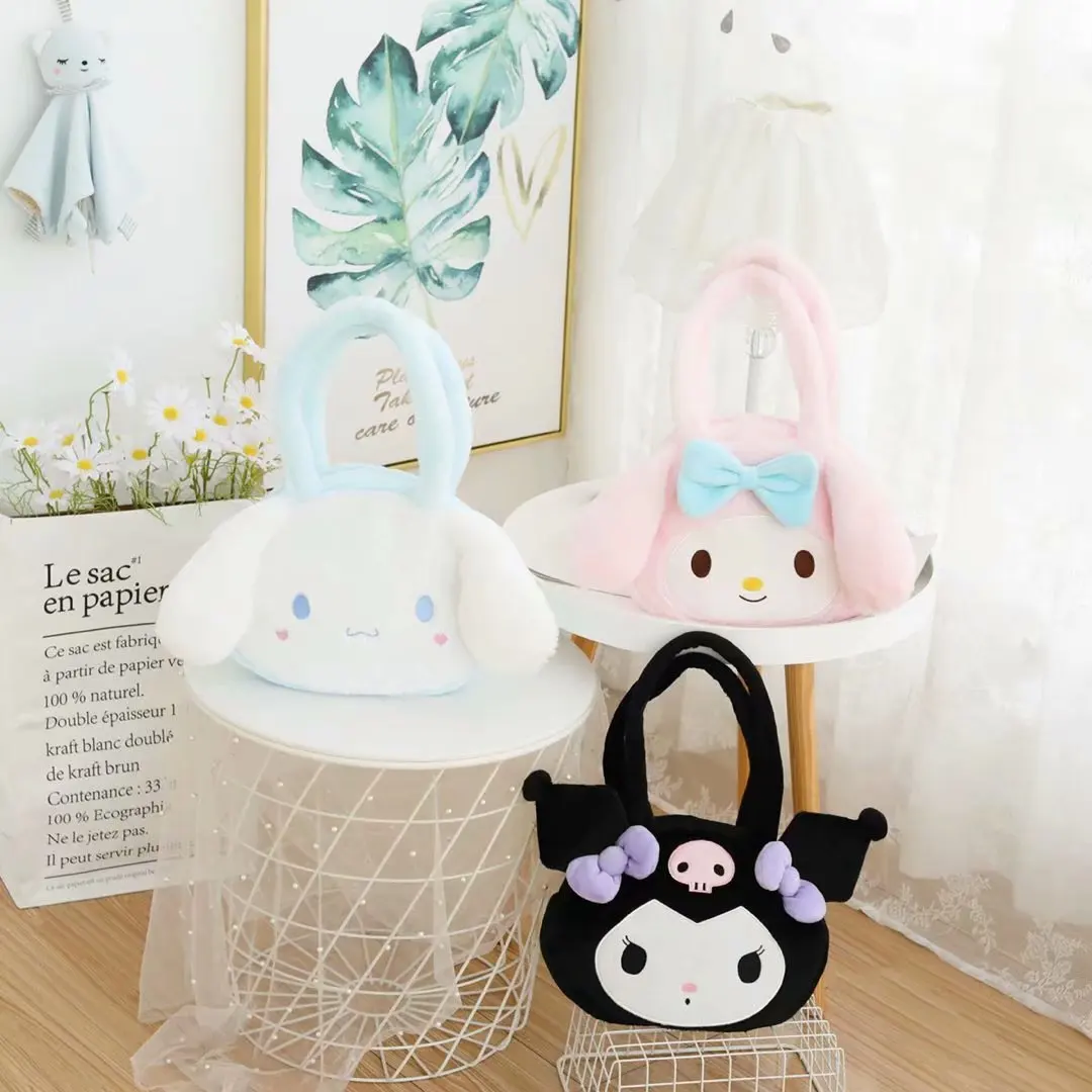 Kawaii Cinnamoroll Kuromi Anime Plush Bag