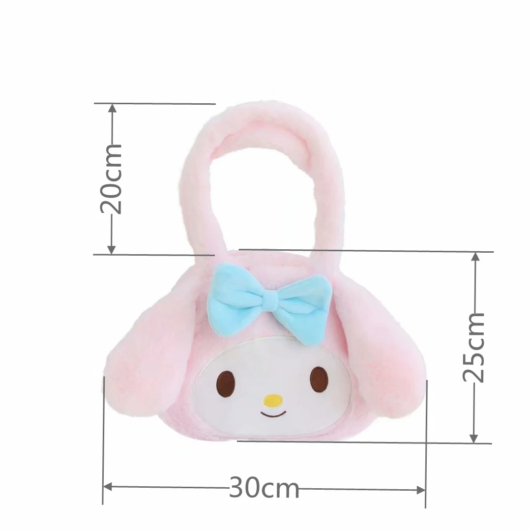 Kawaii Cinnamoroll Kuromi Anime Plush Bag