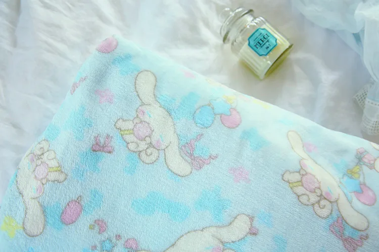 Cinnamoroll Big Ear Dog Cartoon Soft Smooth Blanket Pillow Case Cinnamoroll Big Ear Dog Cartoon Soft Smooth Blanket Pillow Case