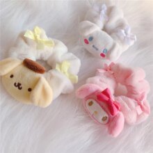 My Melody Cinnamoroll Anime Elastic Hairband For Women My Melody Cinnamoroll Anime Elastic Hairband For Women