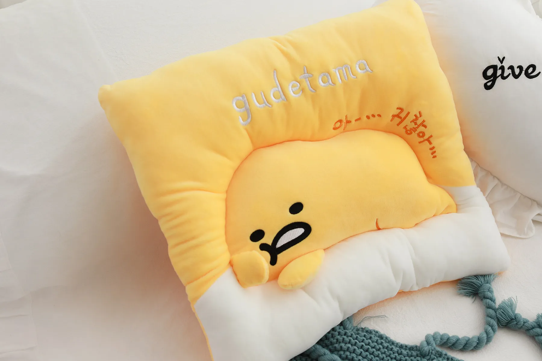 Gudetama Lazy Egg Plush Stuffed Chair Pillow Cushion