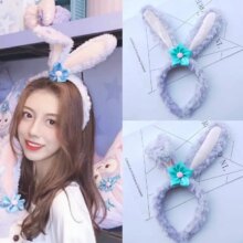 Kuromi Ear Kawaii Plush Hairband For Women Kuromi Ear Kawaii Plush Hairband For Women