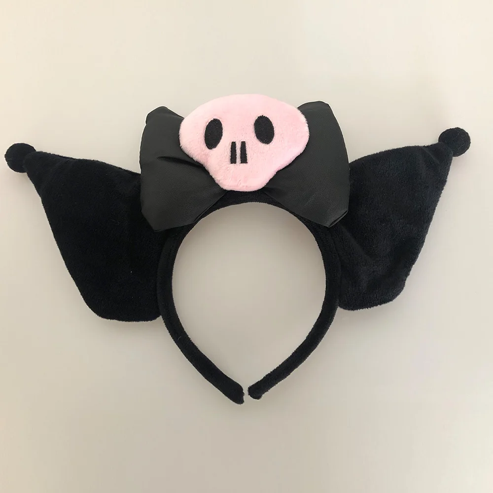 My Melody Kuromi Skull Anime Headband For Girls My Melody Kuromi Skull Anime Headband For Girls