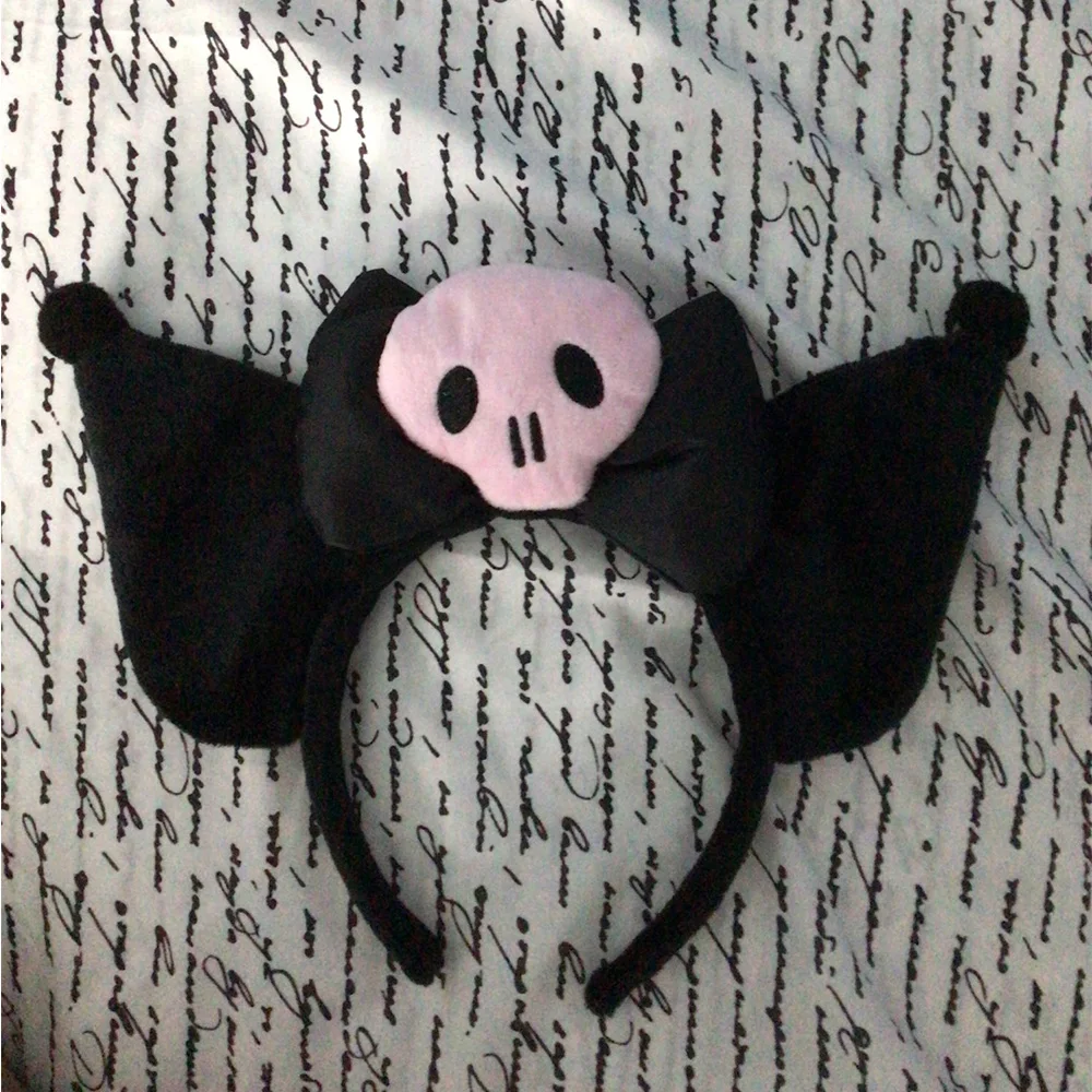 My Melody Kuromi Skull Anime Headband For Girls My Melody Kuromi Skull Anime Headband For Girls