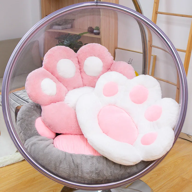 Kawaii Cat Animal Paw Stuffed Pillow Seat Cushion