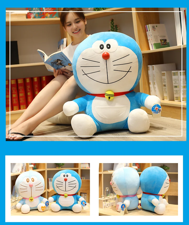 Kawaii Doraemon Cartoon Stuffed Pillow