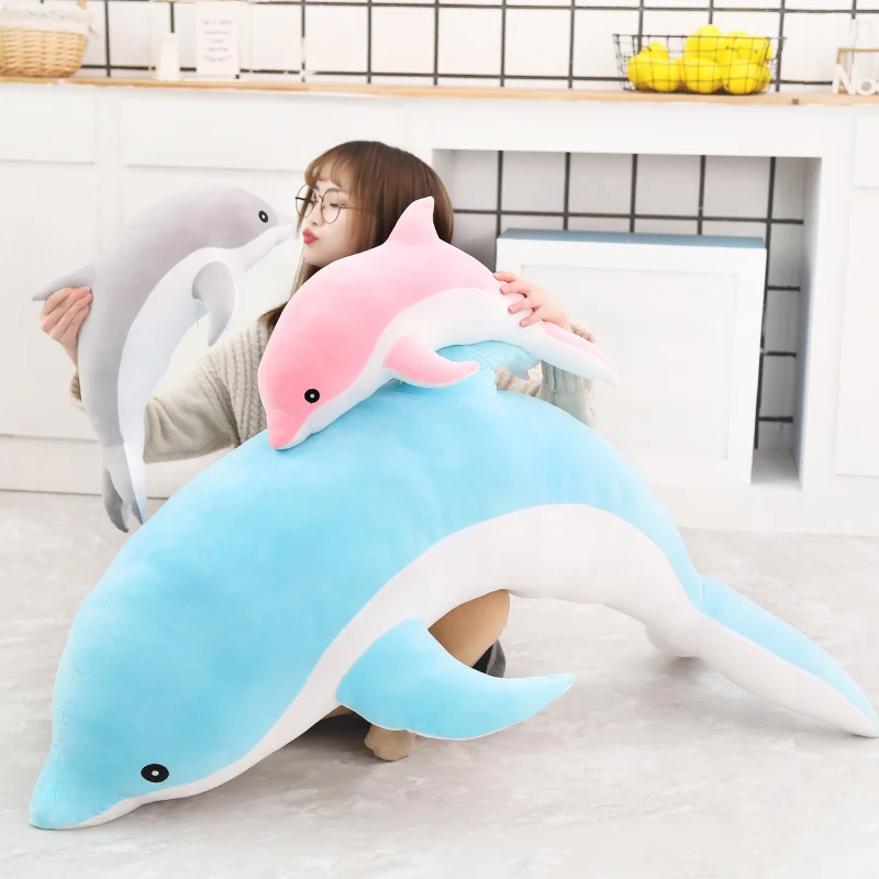 Kawaii Dolphin Soft Stuffed Nap Pillow