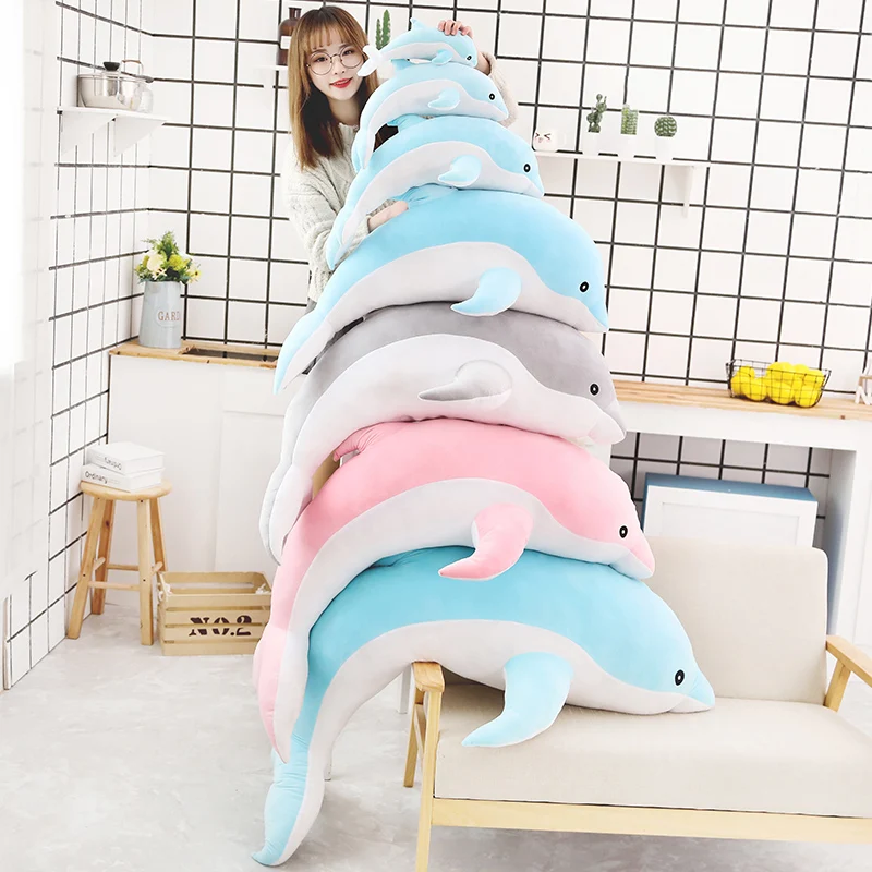Kawaii Dolphin Soft Stuffed Nap Pillow