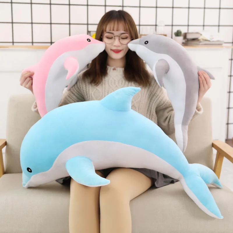 Kawaii Dolphin Soft Stuffed Nap Pillow