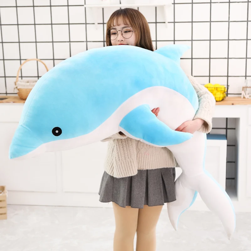 Kawaii Dolphin Soft Stuffed Nap Pillow