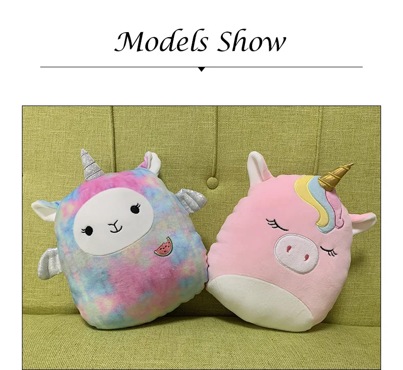 Kawaii Unicorn Dinosaur Lion Stuffed Cushion Toy