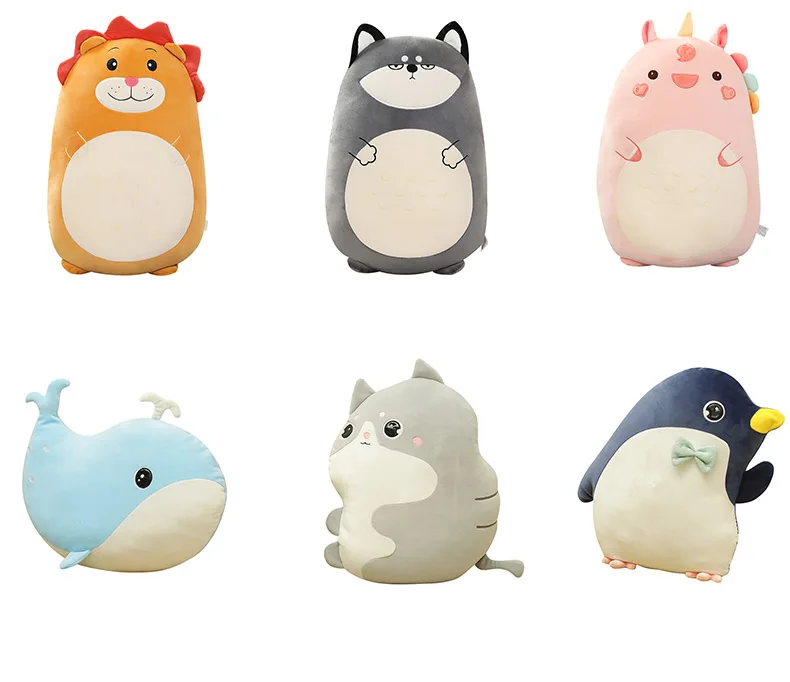Kawaii Unicorn Dinosaur Lion Stuffed Cushion Toy