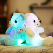 Colorful Glowing Luminous LED Light Teddy Bear Kawaii Dolls Colorful Glowing Luminous LED Light Teddy Bear Kawaii Dolls