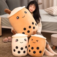 Bubble Tea Cup Shaped Stuffed Pillow Bubble Tea Cup Shaped Stuffed Pillow