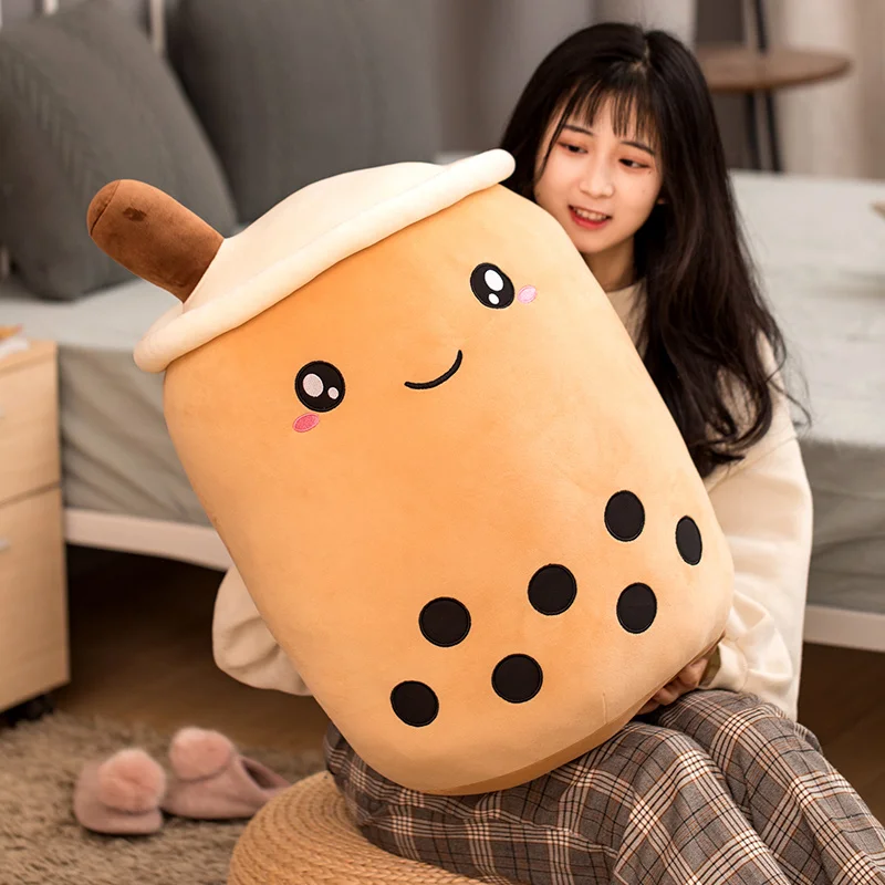 Bubble Tea Cup Shaped Stuffed Pillow Bubble Tea Cup Shaped Stuffed Pillow