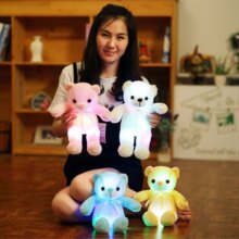 Teddy Bear Cartoon Luminous Colorful LED Light Doll Teddy Bear Cartoon Luminous Colorful LED Light Doll