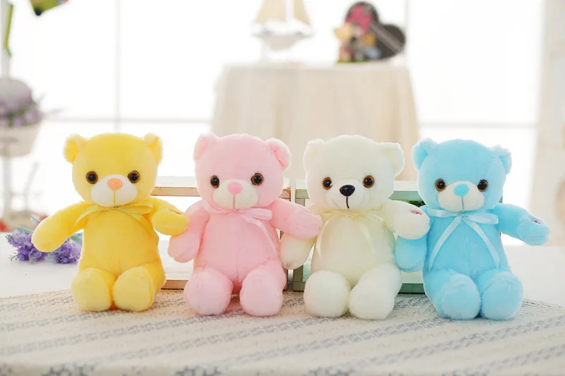 Teddy Bear Cartoon Luminous Colorful LED Light Doll