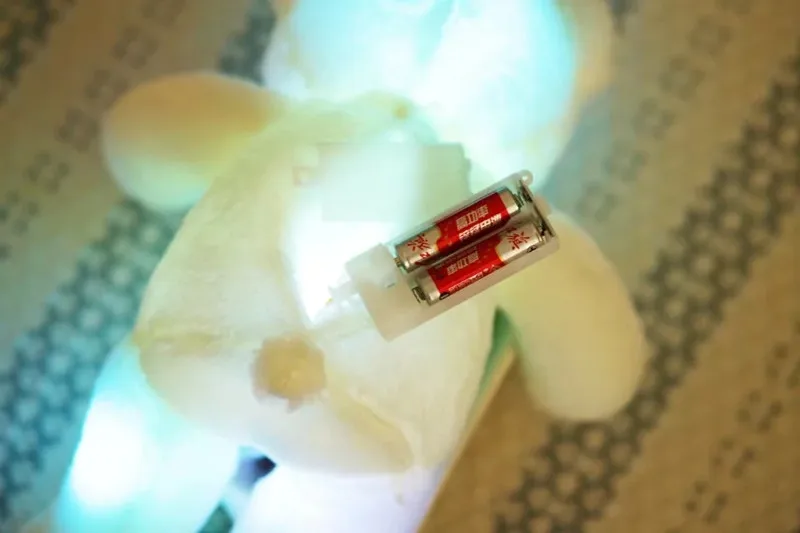 Teddy Bear Cartoon Luminous Colorful LED Light Doll