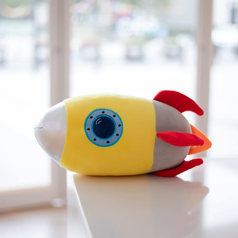 Space Rocket Cartoon Soft Stuffed Toys