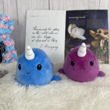 Marine Animal Expression Color Chapter Double Sided Flipped Reversible Plush Toy Marine Animal Expression Color Chapter Double Sided Flipped Reversible Plush Toy