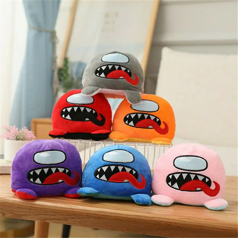 Among Us Anime Reversible Double-Sided Plush Kawaii Toy