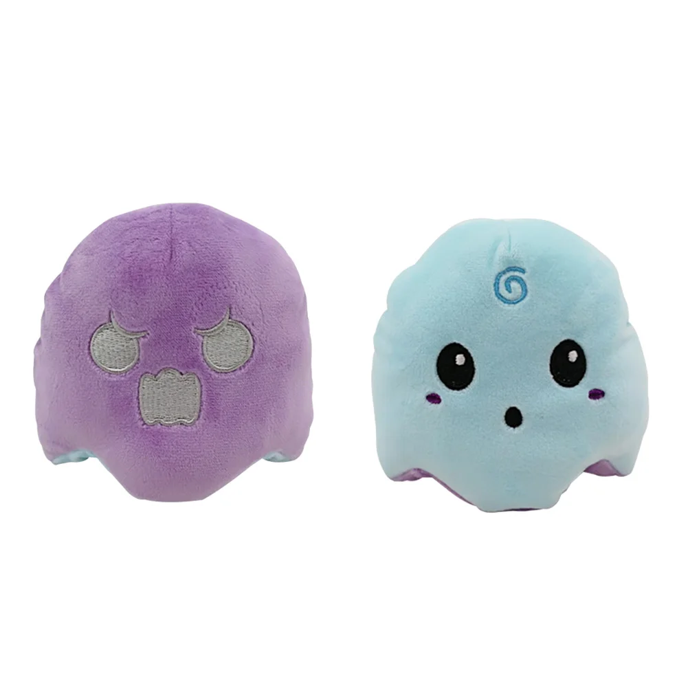 Halloween Face Expression Flip Luminous Ghost Reversible Plush Doll