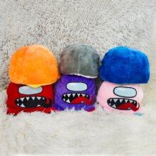 Kawaii Among Us Style Soft Stuffed Reversible Doll With Music Kawaii Among Us Style Soft Stuffed Reversible Doll With Music