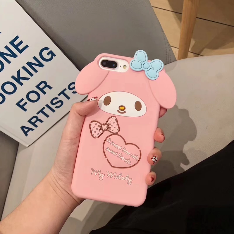 3D Cartoon Silicone Phone Case For Apple iPhone