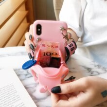 Zipper Wallet Soft Silicon Phone Case Zipper Wallet Soft Silicon Phone Case