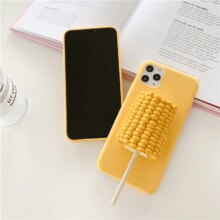 3D Corn Egg Tart Soft Silicon Phone Bracket Case 3D Corn Egg Tart Soft Silicon Phone Bracket Case