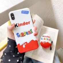 Egg Kinder Joy Kawaii Soft Silicon Cover Case Egg Kinder Joy Kawaii Soft Silicon Cover Case
