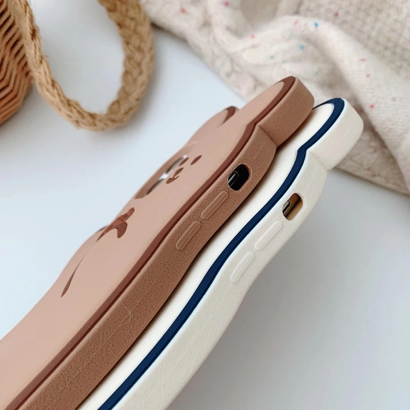 Cookie Bear 3D Cartoon Soft Silicone Phone Case Cookie Bear 3D Cartoon Soft Silicone Phone Case