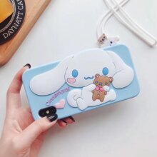 Cartoon Silicone Protect Phone Case With Candy Lanyard Cartoon Silicone Protect Phone Case With Candy Lanyard