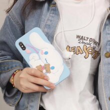 Cartoon Silicone Protect Phone Case With Candy Lanyard Cartoon Silicone Protect Phone Case With Candy Lanyard