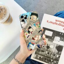 One Piece Luffy Zoro Poster Wanted Soft Silicon Phone Case One Piece Luffy Zoro Poster Wanted Soft Silicon Phone Case