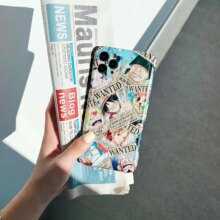 One Piece Luffy Zoro Poster Wanted Soft Silicon Phone Case One Piece Luffy Zoro Poster Wanted Soft Silicon Phone Case