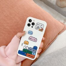 Cube Building Blocks Cartoon Soft Silicon Phone Case Cube Building Blocks Cartoon Soft Silicon Phone Case