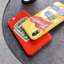 Hot Heinz Tomato Ketchup Mustard Soft Silicon Cases Hot Heinz Tomato Ketchup Mustard Soft Silicon Cases
