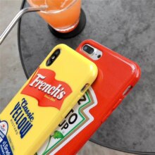 Hot Heinz Tomato Ketchup Mustard Soft Silicon Cases Hot Heinz Tomato Ketchup Mustard Soft Silicon Cases