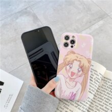 Sailor Moon Pink Right Angle Soft Silicon Phone Case Sailor Moon Pink Right Angle Soft Silicon Phone Case