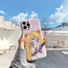 Sailor Moon Pink Right Angle Soft Silicon Phone Case Sailor Moon Pink Right Angle Soft Silicon Phone Case