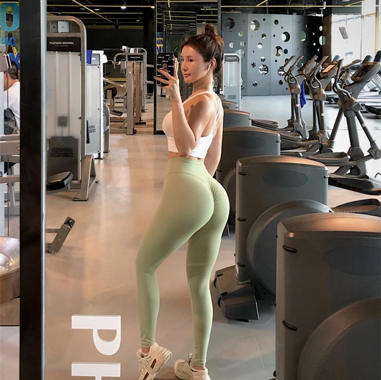 Women Yoga Pant Naked-Feel Fabric Sport Gym Leggings Women Yoga Pant Naked-Feel Fabric Sport Gym Leggings