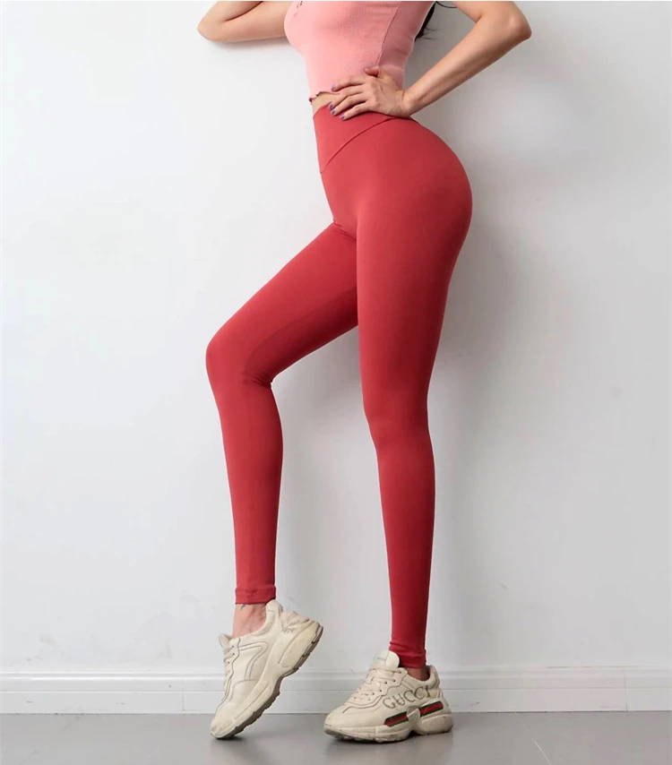 Women Yoga Pant Naked-Feel Fabric Sport Gym Leggings Women Yoga Pant Naked-Feel Fabric Sport Gym Leggings